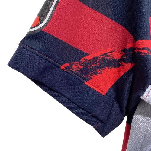 鹿島アントラーズ (カシマアントラーズ) サッカーユニフォーム HJ1390-687 メンズ SIZE 2XL レッド×ブラック