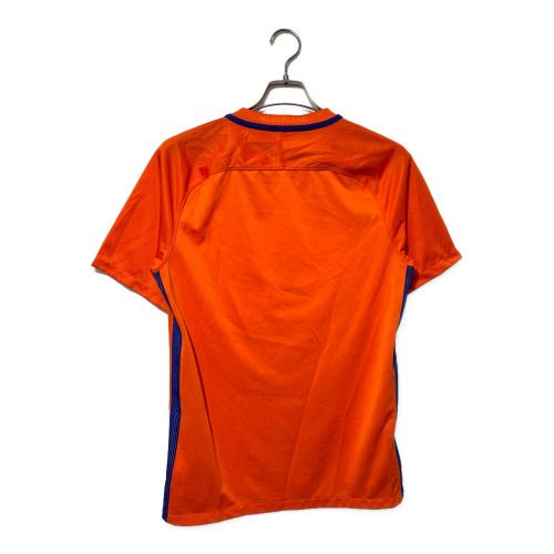 オランダ代表 (オランダダイヒョウ) サッカーユニフォーム 724629-815 2016シーズンホームユニフォーム メンズ SIZE S オレンジ