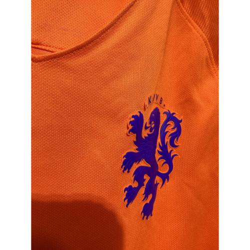 オランダ代表 (オランダダイヒョウ) サッカーユニフォーム 724629-815 2016シーズンホームユニフォーム メンズ SIZE S オレンジ