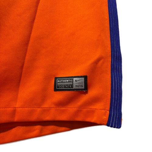 オランダ代表 (オランダダイヒョウ) サッカーユニフォーム 724629-815 2016シーズンホームユニフォーム メンズ SIZE S オレンジ
