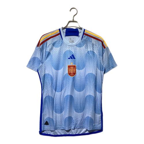 スペイン代表 (スペインダイヒョウ) サッカーユニフォーム HE2024 2022シーズン アウェイ オーセンティックユニフォーム メンズ SIZE XL スカイブルー