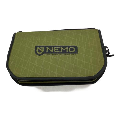 NEMO (ニーモ) アウトドアテーブル オリーブ Moonlander Dual Height Table
