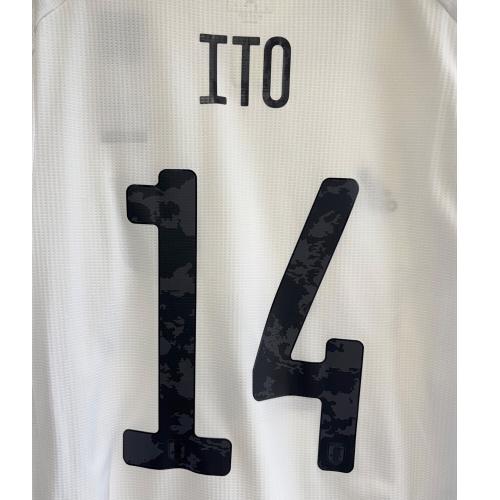 日本代表 (ニホンダイヒョウ) サッカーユニフォーム ED7356 2020/21年アウェイオーセンティックユニフォーム SIZE M ホワイト