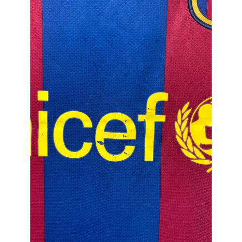 FCバルセロナ (エフシーバルセロナ) サッカーユニフォーム 382354 2010/11年ホームユニフォーム SIZE S ブルー×レッド