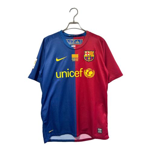 FCバルセロナ (エフシーバルセロナ) サッカーユニフォーム 286784-655 2008/09年ホームユニフォーム コパデルレイ/アスレティック・ビルバオ戦仕様 メンズ SIZE S ブルー×レッド