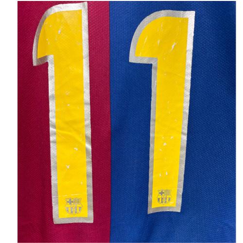 FCバルセロナ (エフシーバルセロナ) サッカーユニフォーム 286784-655 2008/09年ホームユニフォーム コパデルレイ/アスレティック・ビルバオ戦仕様 メンズ SIZE S ブルー×レッド