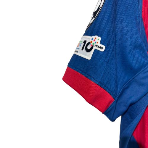 FCバルセロナ (エフシーバルセロナ) サッカーユニフォーム FZ1311-432 2025/26年4thオーセンティックユニフォーム SIZE S ブルー×レッド