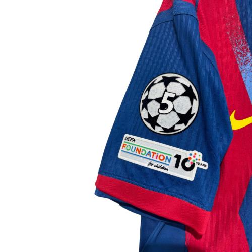 FCバルセロナ (エフシーバルセロナ) サッカーユニフォーム FZ1311-432 2025/26年4thオーセンティックユニフォーム SIZE S ブルー×レッド