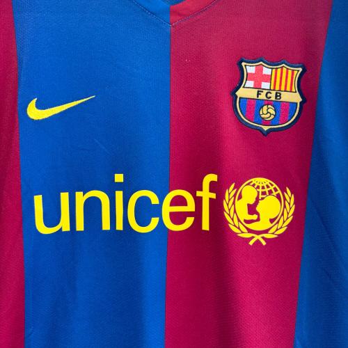 FCバルセロナ (エフシーバルセロナ) サッカーユニフォーム F6AOM 2006/07年ホームユニフォーム メンズ SIZE L ブルー×レッド