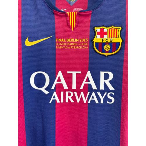 FCバルセロナ (エフシーバルセロナ) サッカーユニフォーム 605328-422 2014/15年ホームオーセンティックユニフォーム CLファイナル仕様 メンズ SIZE S ブルー×レッド