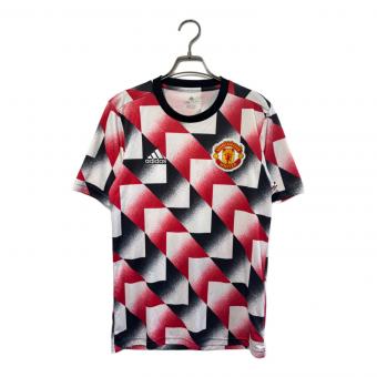 マンチェスターユナイテッド サッカーユニフォーム H56682 2022/23年プレマッチシャツ SIZE S レッド×ブラック