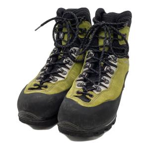 LOWA (ローバー) チェベダーレPRO GTX ハイカット(ハードソール) トレッキングシューズ メンズ UK9 約27.5cm グリーン×ブラック