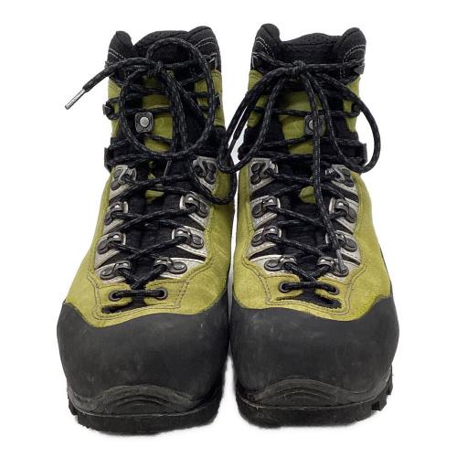 LOWA (ローバー) チェベダーレPRO GTX ハイカット(ハードソール) トレッキングシューズ メンズ UK9 約27.5cm グリーン×ブラック