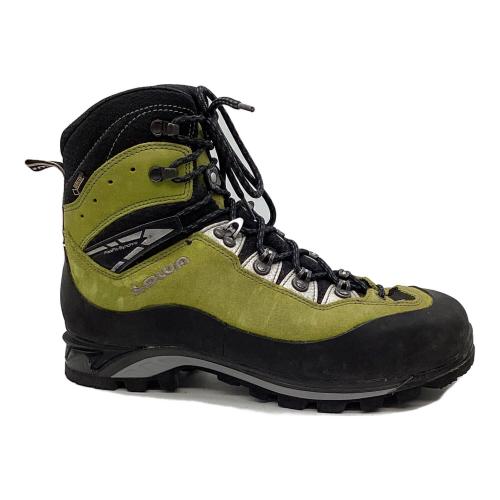 LOWA (ローバー) チェベダーレPRO GTX ハイカット(ハードソール) トレッキングシューズ メンズ UK9 約27.5cm グリーン×ブラック