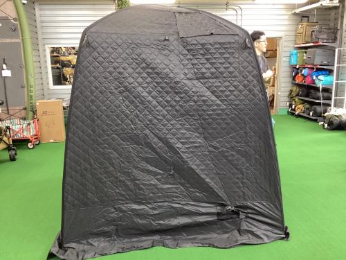SaunaCamp (サウナキャンプ) テントサウナ ブラック 3層式テントサウナ MORZH（モルジュ 2窓モデル）