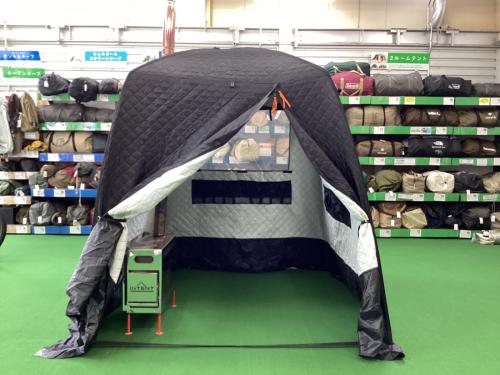 SaunaCamp (サウナキャンプ) テントサウナ ブラック 3層式テントサウナ