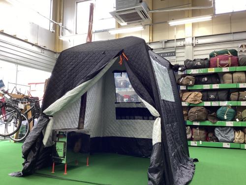 SaunaCamp (サウナキャンプ) テントサウナ ブラック 3層式テントサウナ MORZH（モルジュ 2窓モデル）