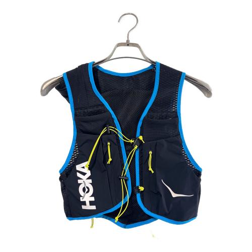 HOKA (ホカ) ランニングウェア(ジャケット) 1175570 トレイル ラン ベスト 10L メンズ SIZE M ブラック×ブルー