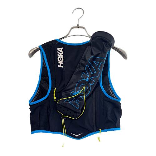 HOKA (ホカ) ランニングウェア(ジャケット) 1175570 トレイル ラン ベスト 10L メンズ SIZE M ブラック×ブルー