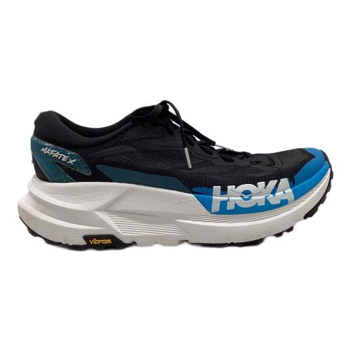 HOKA (ホカ) マファテ X トレランシューズ トレッキングシューズ 1161990 メンズ SIZE 27cm ブラック×ブルー