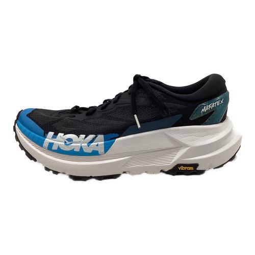 HOKA (ホカ) マファテ X トレランシューズ トレッキングシューズ 1161990 メンズ SIZE 27cm ブラック×ブルー