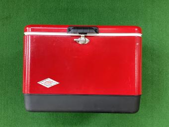 Coleman (コールマン) スチールベルトクーラー クーラーボックス 6150 54QT(約51L) レッド