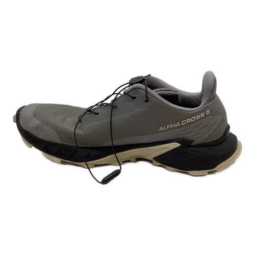 SALOMON (サロモン) アルファクロス5 トレランシューズ トレッキングシューズ 473133 メンズ SIZE 27cm グレー