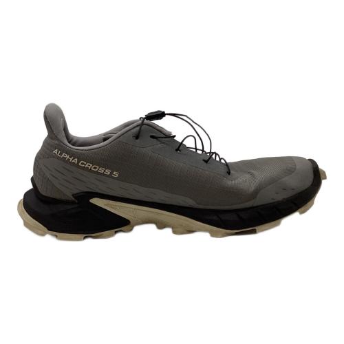 SALOMON (サロモン) アルファクロス5 トレランシューズ トレッキングシューズ 473133 メンズ SIZE 27cm グレー