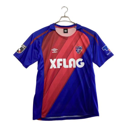 FC東京 (エフシートウキョウ) サッカーユニフォーム UDS6919H 2019シーズンホーム メンズ SIZE O レッド×ブルー