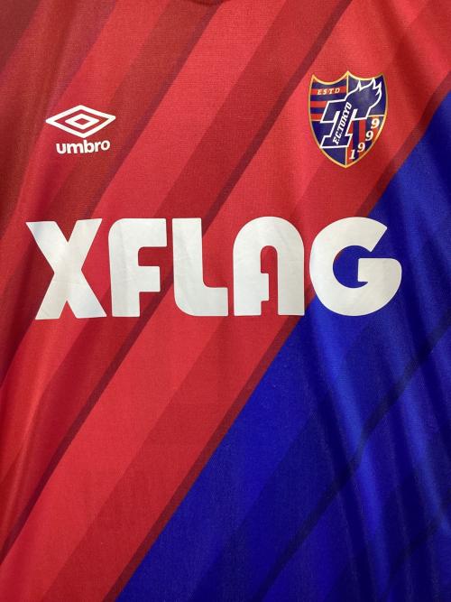 FC東京 (エフシートウキョウ) サッカーユニフォーム UDS6919H 2019シーズンホーム メンズ SIZE O レッド×ブルー