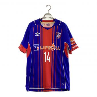 FC東京 (エフシートウキョウ) サッカーユニフォーム UDS6519HSP 2015シーズンホームオーセンティック メンズ SIZE O ブルー×レッド