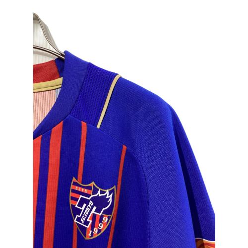 FC東京 (エフシートウキョウ) サッカーユニフォーム UDS6519HSP 2015シーズンホームオーセンティック メンズ SIZE O ブルー×レッド