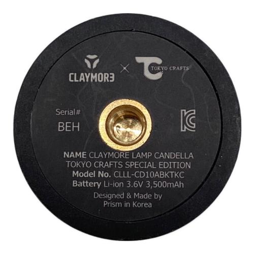 TOKYO CRAFTS (トウキョウクラフト) LAMP CANDELLA BLACK SPECIAL LEDランタン 動作確認済み
