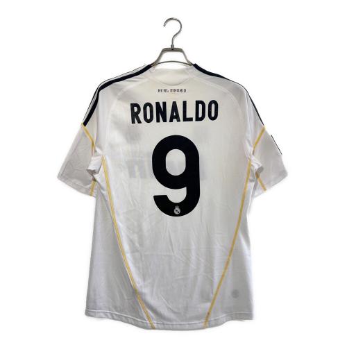 レアル・マドリード サッカーユニフォーム E84352 2009-2010シーズンホーム メンズ SIZE O ホワイト