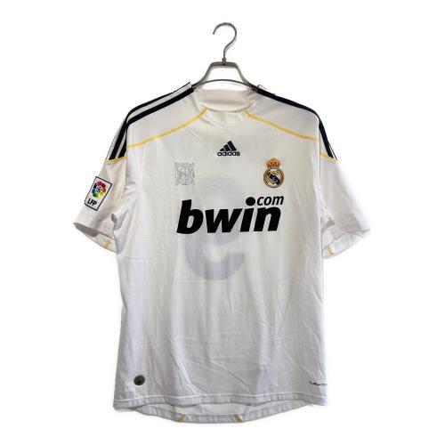 レアル・マドリード サッカーユニフォーム E84352 2009-2010シーズンホーム メンズ SIZE O ホワイト