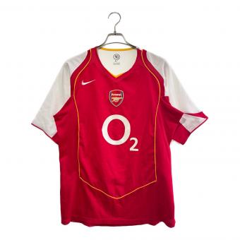 アーセナル サッカーユニフォーム F41203A0G 2004-2005シーズン ホーム メンズ SIZE L レッド