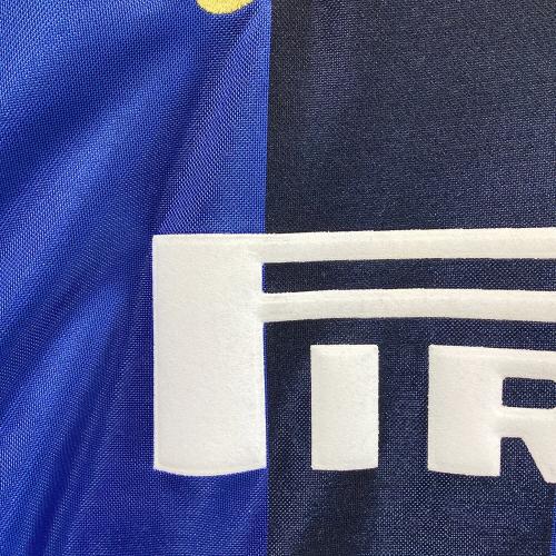 インテル・ミラノ サッカーユニフォーム 2001-2002シーズンホーム メンズ SIZE L ブラック×ブルー