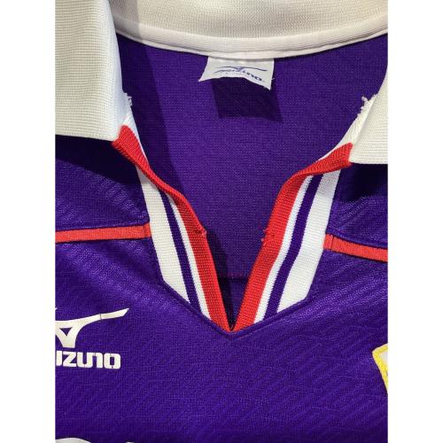 フィオレンティーナ サッカーユニフォーム 2001-2002シーズンホーム メンズ SIZE L パープル×ホワイト