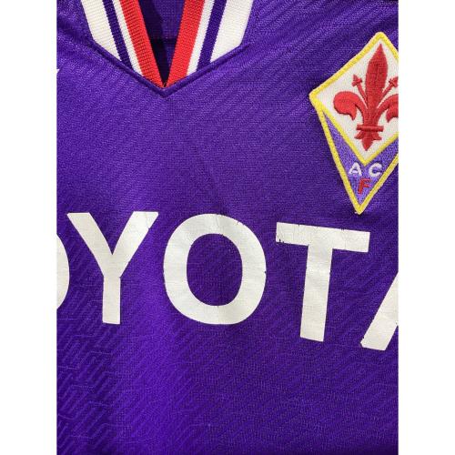 フィオレンティーナ サッカーユニフォーム 2001-2002シーズンホーム メンズ SIZE L パープル×ホワイト