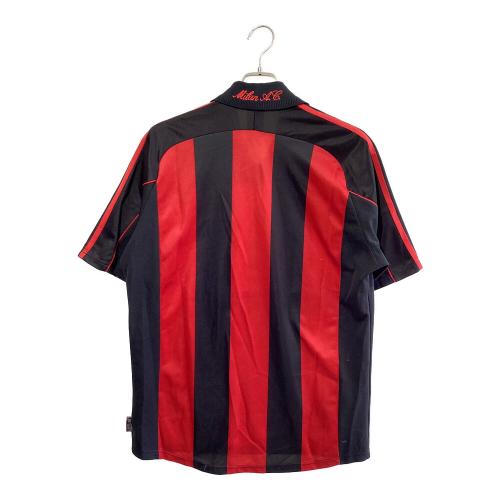 ACミラン (エーシーミラン) サッカーユニフォーム 1998-1999シーズンホーム メンズ SIZE O ブラック×レッド