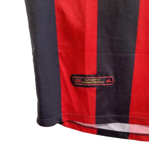 ACミラン (エーシーミラン) サッカーユニフォーム 1998-1999シーズンホーム メンズ SIZE O ブラック×レッド