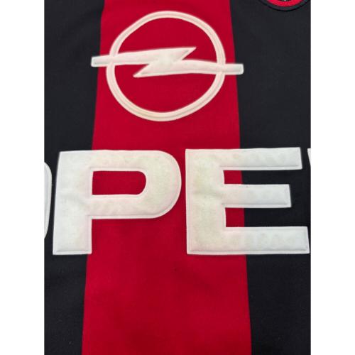 ACミラン (エーシーミラン) サッカーユニフォーム 1998-1999シーズンホーム メンズ SIZE O ブラック×レッド