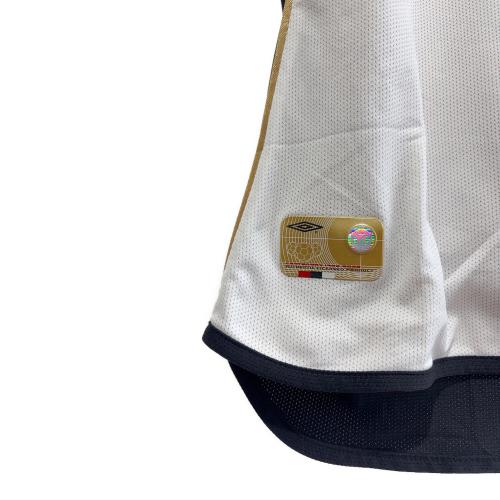 マンチェスターユナイテッド サッカーユニフォーム 2001-2002シーズン リバーシブル メンズ SIZE XXL ホワイト×ゴールド