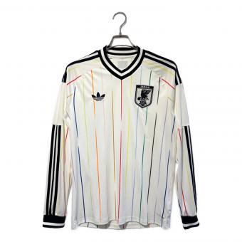 日本代表 (ニホンダイヒョウ) サッカーユニフォーム JZ9697 2026年アウェイ レプリカ ユニフォーム メンズ SIZE L ホワイト