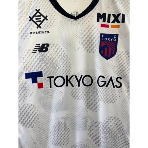 FC東京 (エフシートウキョウ) サッカーユニフォーム AMT55236 2025アウェイレプリカユニフォーム メンズ SIZE L ホワイト