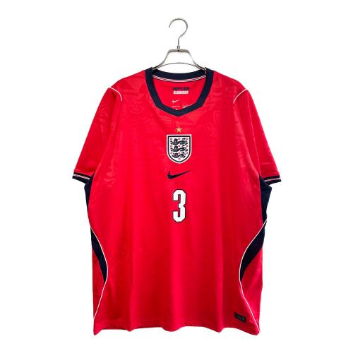 イングランド代表 (イングランドダイヒョウ) サッカーユニフォーム IB5361-624 2026シーズン アウェイユニフォーム メンズ SIZE XL レッド
