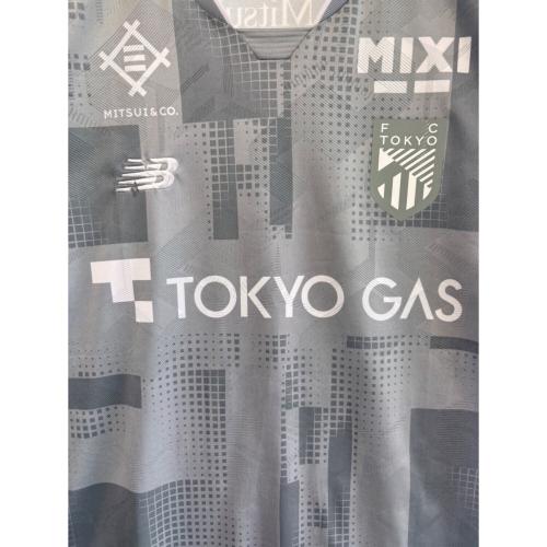 FC東京 (エフシートウキョウ) サッカーユニフォーム AMT55294 2025 Special kit オーセンティックユニフォーム メンズ SIZE XL グレー