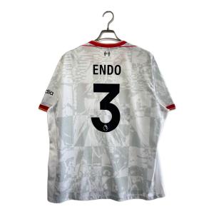 リヴァプールFC サッカーユニフォーム FQ2030-101 2024₋2025シーズン3rd メンズ SIZE XXL ホワイト×レッド