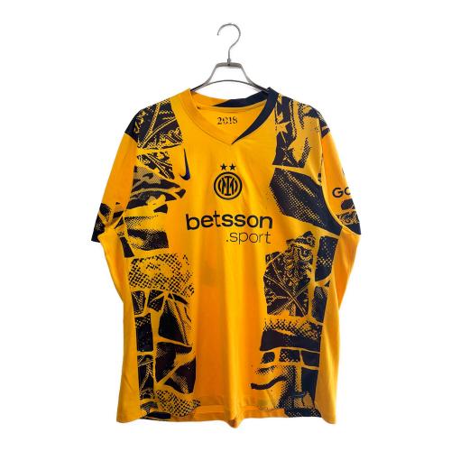 インテル (インテル・ミラノ) サッカーユニフォーム FQ2023-741 2024-2025シーズン3rd メンズ SIZE XXL イエロー