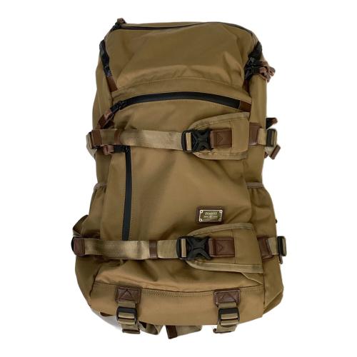 AS2OV (アッソブ) バックパック コヨーテ CORDURA DOBBY 305D ROUND ZIP BACK PACK